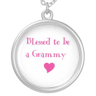 Grammy With Heart Pink Custom Jewelry