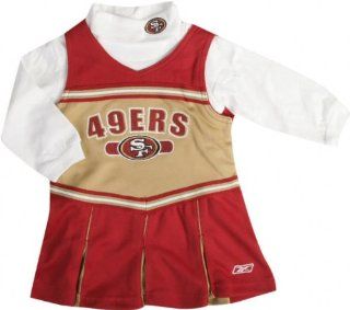 San Francisco 49ers Infant Long Sleeve Cheerleader Jumper  Sports Related Merchandise  Sports & Outdoors