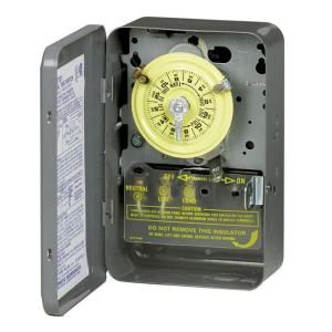 Intermatic 40 Amp 125 Volt SPST Electromechanical Time Switch with Indoor Enclosure T101D89