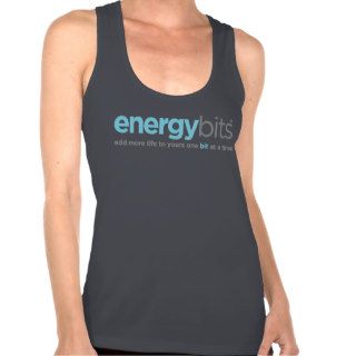ENERGYbits #PoweredByBits Racerback Tee Shirts