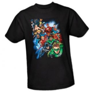 Heroes Unite    Justice League Youth T Shirt, Youth X Large Movie And Tv Fan T Shirts Clothing