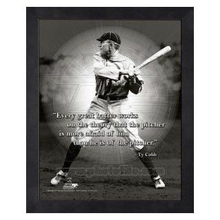 Ty Cobb Detroit Tigers Framed ProQuote #2  Sports Related Collectible Photomints  Sports & Outdoors
