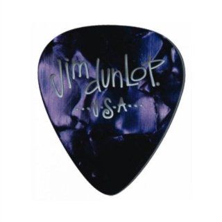 Dunlop 483P13TH Classic Celluloid Purple Pearloid Guitar Picks, Thin, 12 Pack Musical Instruments