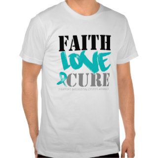 Interstitial Cystitis Faith Love Cure T Shirts
