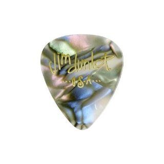 Dunlop 483P14TH Classic Celluloid Abalone Guitar Picks, Thin, 12 Pack Musical Instruments