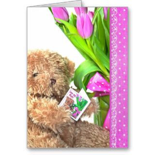 Mother's Day Teddy Bear Greeting Cards