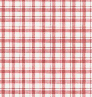Brewster 499 45135 Plaid Wallpaper, Red   Red Plaid Wallpaper For Walls  