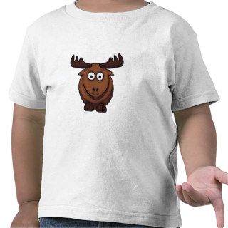 Happy Elk Cartoon Kids T Shirt