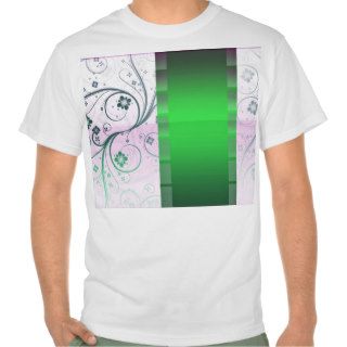 Delightful Greenish Swirls special gift Tee Shirt