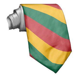 Lithuania Plain Flag Neckwear