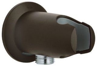 Grohe 28 484 ZB0 Wall Union with Hand Shower Holder, Oil Rubbed Bronze   Shower Arms And Slide Bars  