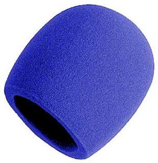 On Stage Foam Ball Type Mic Windscreen, Blue Musical Instruments