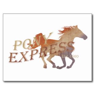 Pony Express Vintage Post Cards