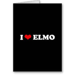 I LOVE ELMO GREETING CARDS