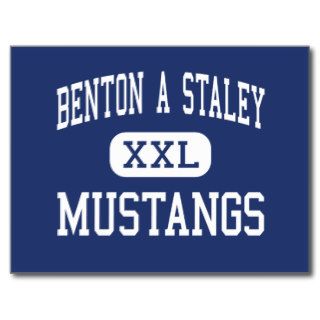 Benton A Staley Mustangs Middle Frisco Texas Postcard