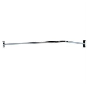 Barclay Products 66 in. x 48 in. Corner Rod with Flanges in Polished Chrome 4123 66 CP