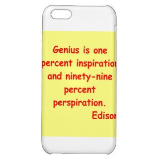 Thomas Edison quote iPhone 5C Covers