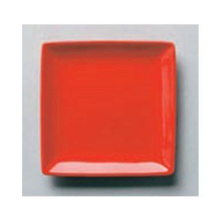 dinner plate kbu656 21 502 [3.63 x 3.63 x 0.48 inch] Japanese tabletop kitchen dish Delica RC wear red square plate 9 cm [9.2 x 9.2 x 1.2cm] China Tableware Restaurant Hotel restaurant business kbu656 21 502 Dinner Plates Kitchen & Dining