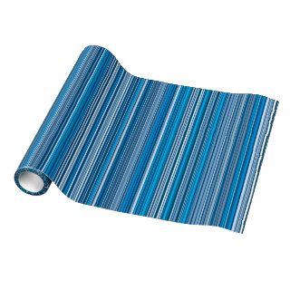 Many multicolored strips in the blue sample gift wrap