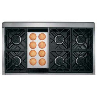 Monogram ZGU486NDPSS 48" Professional Stainless Steel Gas Cooktop with 6 Burners and Griddle (Natural Gas) Kitchen & Dining