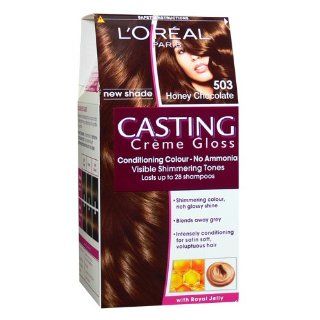 L'Oral Casting Creme Gloss Hair Colourant New (554 Chilli Chocolate)  Chemical Hair Dyes  Beauty
