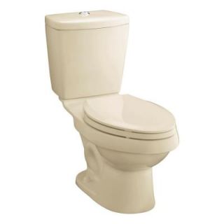 Sterling Plumbing Karsten 2 Piece .8 GPF Elongated Toilet with Dual Force in Almond 402028 47