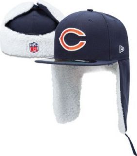 NFL Chicago Bears NFL On Field Dog Ear 59Fifty, Navy, 7 5/8  Sports Fan Baseball Caps  Clothing