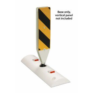 Tuff Curb, White Lane Seperator Curb System 40", white w/ red reflectors, mounting hardware Industrial Warning Signs