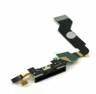 Data Connector Charger Port Flex Cable Replacement Part For Apple iPhone 4S  Black Electronics