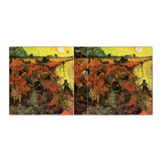 Van Gogh, The Red Vineyard, Vintage Impressionism Vinyl Binder