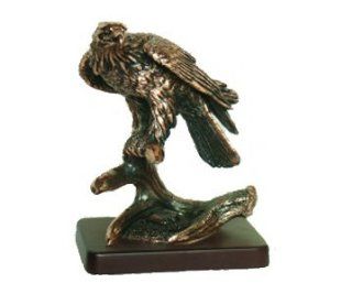 Eagle on Deer Antler Sculpture   Free Engraving Included  Statues  