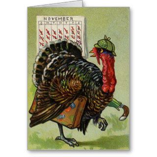 Funny Vintage Thanksgiving card