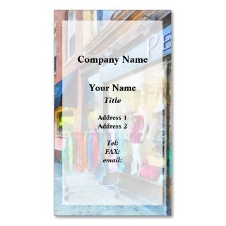 Dress Shop Hoboken NJ Business Card Template