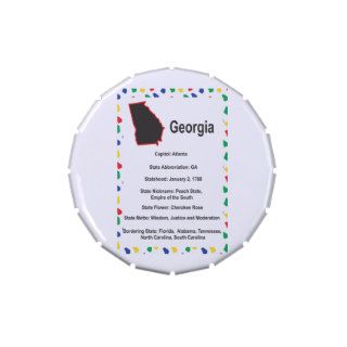 Georgia Information Educational Jelly Belly Candy Tins