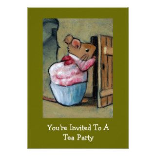 Mrs. Tittlemouse (Beatrix Potter) Tea Party Invite