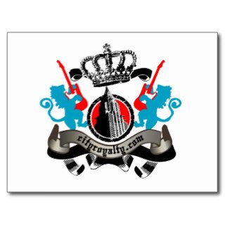Royalty Lion Crest Post Card