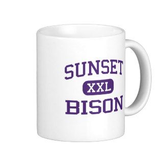 Sunset   Bison   Sunset High School   Dallas Texas Coffee Mug