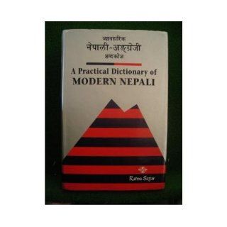 A Practical Dictionary of Modern Nepali Ratna Sagar 9788170701729 Books