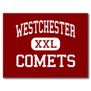Westchester   Comets   High   Los Angeles Post Card
