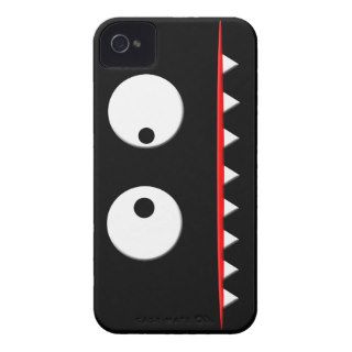funny cartoon monster face iPhone 4 Case Mate cases