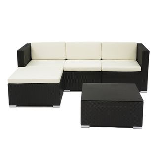 Abbyson Living Aspen Patio Modular Sectional and Table Set Abbyson Living Sofas, Chairs & Sectionals