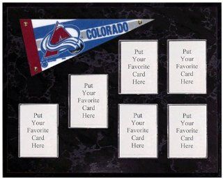 Colorado Avalanche Mini Pennant Plaque (No Cards)  Sports & Outdoors