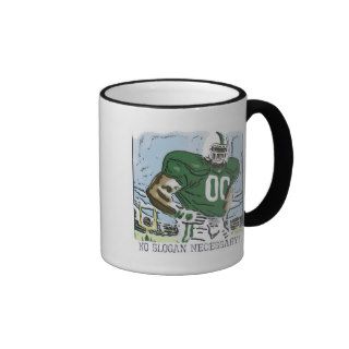 No Slogan Necessary Green Mugs