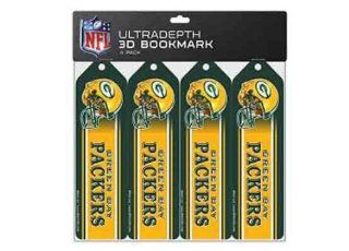 Green Bay Packers 4 pk 3 D Bookmarks Case Pack 72 Green Bay Packers 4 pk 3 D Bookmarks Case Pack 72 Sports & Outdoors