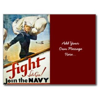 Vintage Navy Recruiting Post Cards