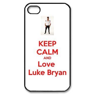Custom Luke Bryan Cover Case for iPhone 4 4S PP 0900 Cell Phones & Accessories