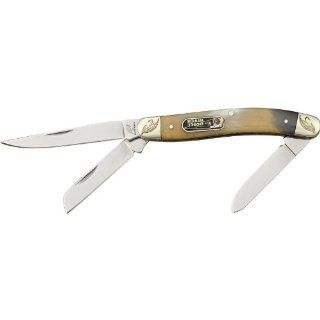 Frost Cutlery & Knives OC509OXH Ocoee River Stockman Pocket Knife with Ox Horn Handles  Folding Camping Knives  Sports & Outdoors