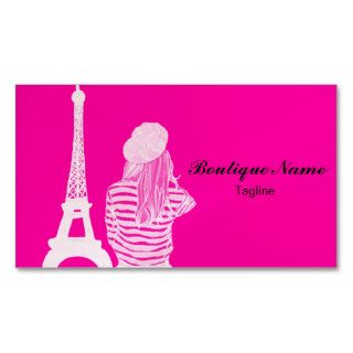 I Love Paris Fashion Boutique Business Card