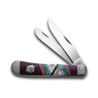 CASE XX Yellowhorse Buffalo Hunter Trapper 1/1 Pocket Knife Knives  Folding Camping Knives  Sports & Outdoors