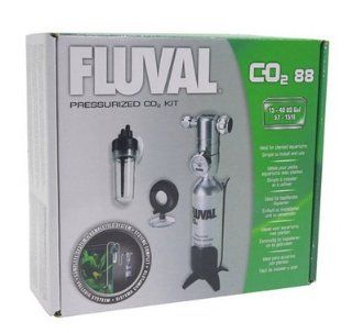 Fluval Pressurized 88g CO2 Kit   3.1 Ounces  Aquariums 
